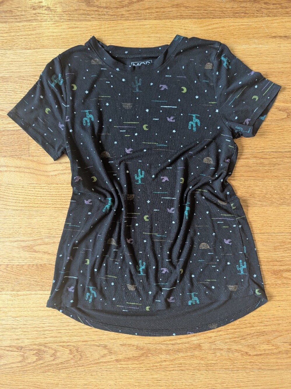 Modern Lux Patterned Tee, Women's M